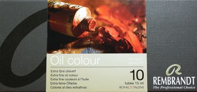 Zestaw farb olejnych Rembrandt Talens 10 tu a 15 ml opakowa0